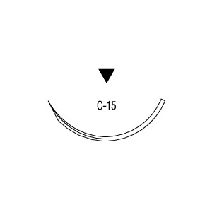 MONOSOF* 2-0 BLK 45CM C15 X36